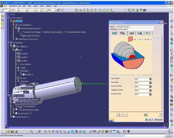 U izborniku (Slika 5.9) imamo slijedeće mogućnosti: 1 izbor stroja klikom na ovu ikonu otvara se prozor Machine Editor za izbor stroja. Biramo tipku pod brojem 6, Horizontal Lathe Machine.1. Ovaj prozor ima pet podizbornika Spindle, Turret, Tooling, Compensation, Numerical Control.