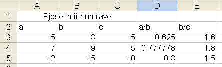 Shtoni ne tabelë dy rreshta te ri me emërtimet Vlera maksimale dhe Vlera minimale c) Ne qelin C10 llogarite vlerën maksimale: ne qelin B8 shënoje