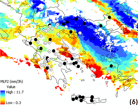 βροχοφόρων νεφών (RR1, RR2, MLP1, και