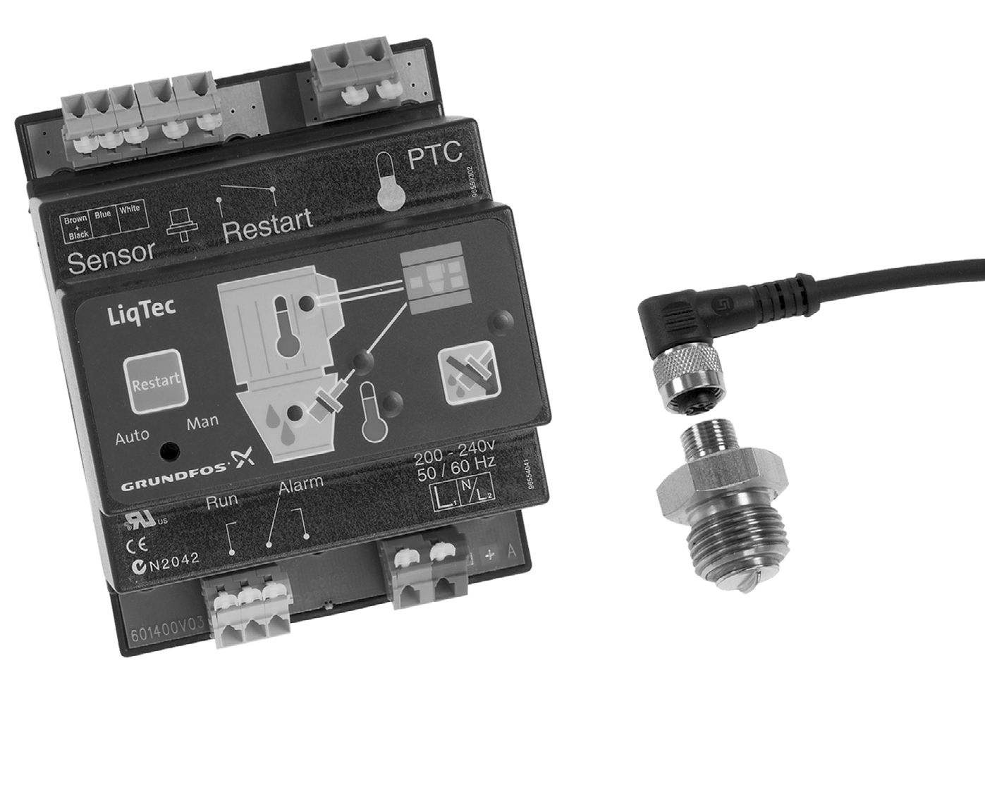 Ο ΗΓΙΕΣ GRUNDFOS LiqTec, 200-240 V Οδηγίες