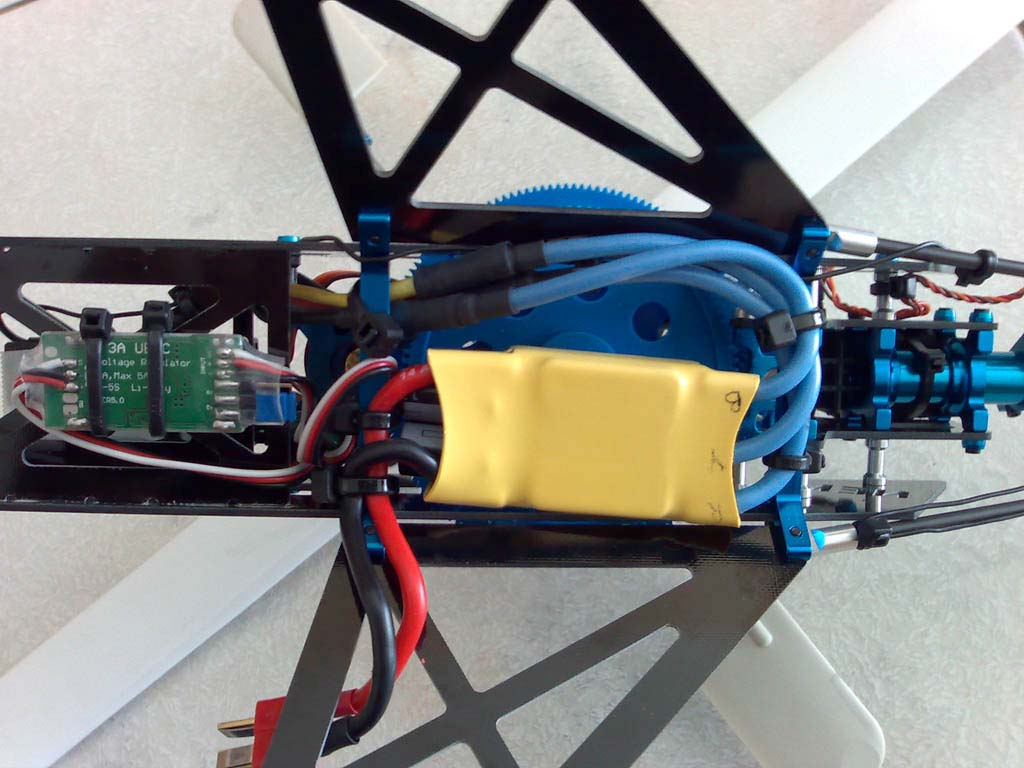 Bottom View UBEC Battery ESC