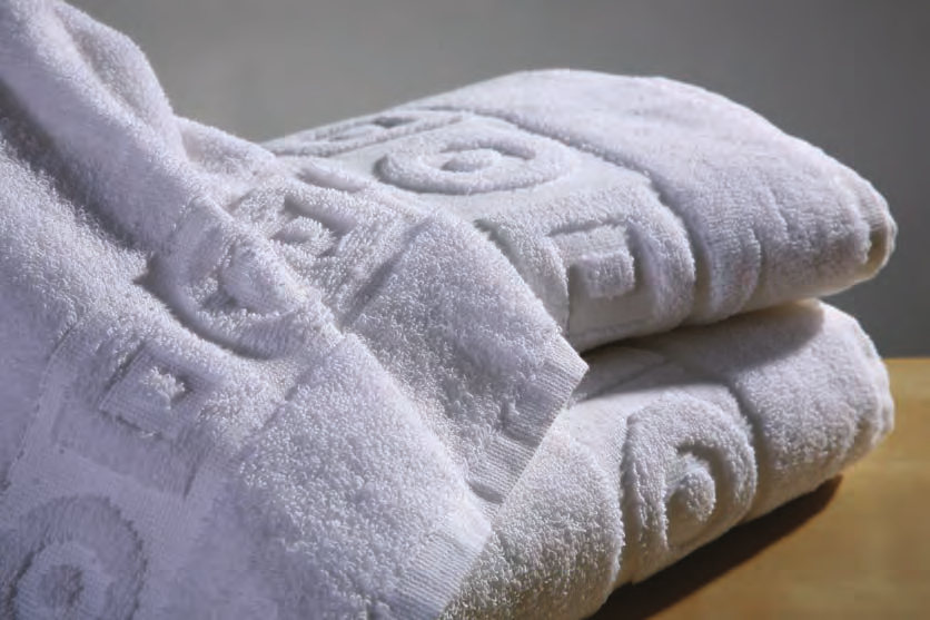 Πετσέτες Μπάνιου Δίκλωνες Ποιότητα : 100% Βαμβάκι Αιγύπτου Βάρος : 500 gr/m² Χρώμα : Λευκό Διαστάσεις :