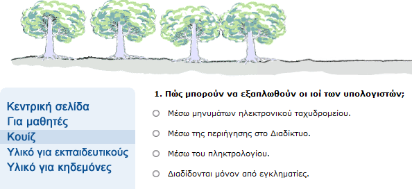 Συγχρόνως, οι αναγνώστες µαθαίνουν ότι το ιαδίκτυο περιέχει και κακά πράγµατα και ότι πρέπει να προστατεύονται από αυτά. Οι καινούργιοι φίλοι της Άννας http://www.e-yliko.