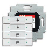 ABB i-bus KNX Λειτουργίες 625/0 626/0 627/0 Διάφανο παράθυρο για τοποθέτηση Μπουτόν ελέγχου KNX με Μπουτόν ελέγχου KNX με Μπουτόν ελέγχου KNX με ετικέτας/συμβόλου (σύμβολα ενσωματωμένο bus coupler