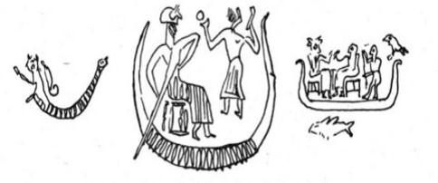 πλοίο στις φαραωνικές τελετές της Αιγύπτου