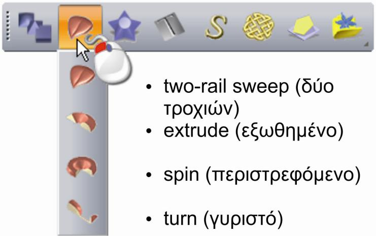 Σε ένα relief layer με κλειστά διανύσματα (closed vectors) Ο shape editor βασίζεται στα κλειστά διανύσματα που λειτουργούν ως περιγράμματα οριοθετώντας κάποια σχήματα στο τρέχων ενεργό relief layer.