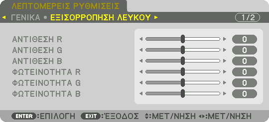 ΦΩΤΕΙΝ.... Συνιστάται για χώρους με υψηλή φωτεινότητα. ΠΑΡΟΥΣΙΑΣΗ... Συνιστάται για παρουσιάσεις χρησιμοποιώντας αρχεία PowerPoint. ΒΙΝΤΕΟ.