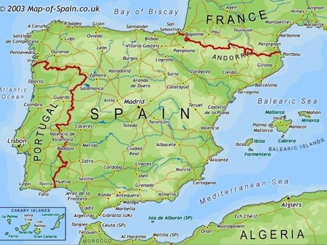 ΕΚΤΑΣΗ: Η συνολική έκταση της Ισπανίας