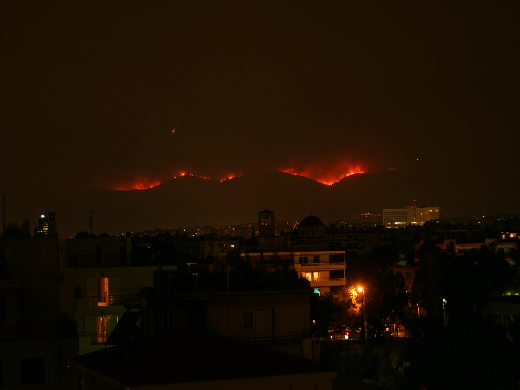 Η πυρκαγιά στον Εθνικό Δρυμό της