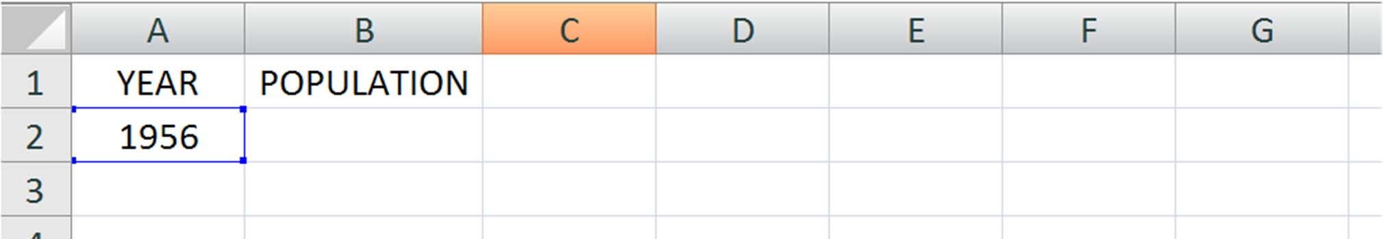 Γραμμική προσαρμογή σε ένα πίνακα του Excel Εάν