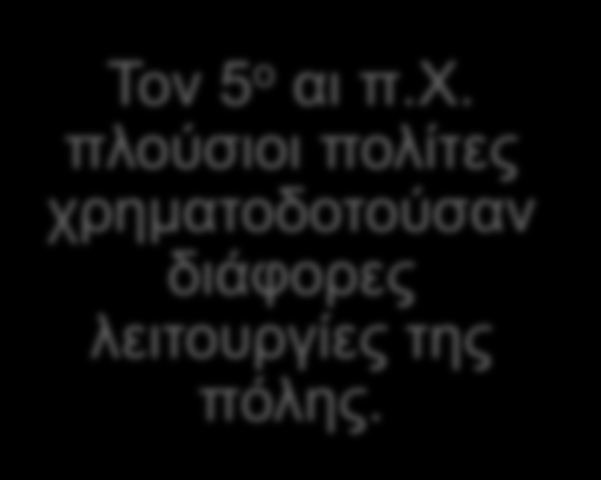 Τον 5 ο αι π.χ.