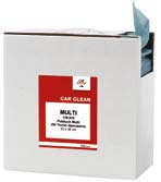 128 : ΚΑΘΑΡΙΣΜOΣ Car Clean Multi Ειδικό χάρτινο πανί καθαρισμού Για τον καθαρισμό μεγάλων ποσοτήτων διαλυτικών, λαδιών και λιπαντικών.