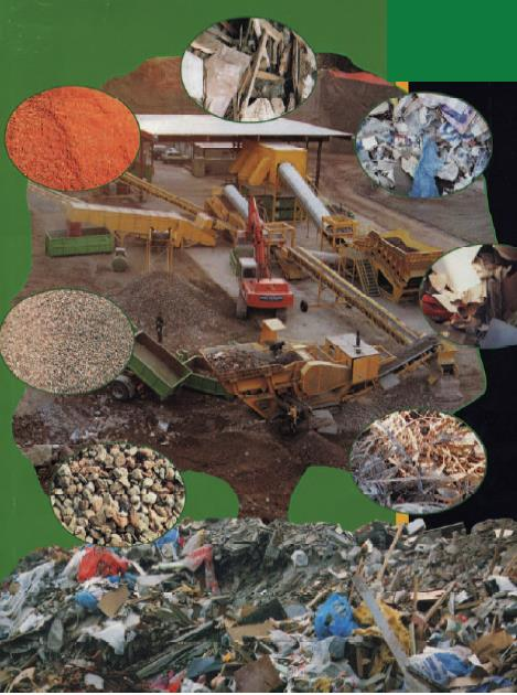Εικόνα 1.4: Συγκρότημα ανακύκλωσης παλαιού σκυροδέματος Όπως σε όλα τα συγκροτήματα πλύσεως, η ορθή διαχείριση του νερού αποπλύσεως είναι κρίσιμη για τη λειτουργία και την οικονομία της παραγωγής.