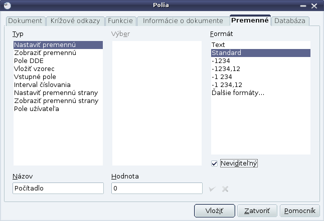 automaticky čísloval úlohy. Na tento účel si treba zriadiť počítadlo, ktorému programátori odborne hovoria premenná.