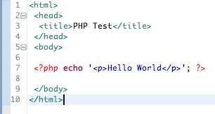 Εικόνα: Λογισμικό της PHP στον Web Server Εκτέλεση αρχείων php Για να είναι ορατό το αποτέλεσμα μιας εργασίας πρέπει το php αρχείο το οποίο δημιουργήθηκε να αποθηκευθεί στον φάκελο htdocs του Apache