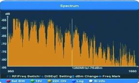 ΥΠΟΣΤΗΡΙΖΕΙ ΓΡΗΓΟΡΗ ΑΝΑΛΥΣΗ ΦΑΣΜΑΤΟΣ DVB-S/S2 ME ΛΕΙΤΟΥΡΓΙΑ ΑΠΟΘΗΚΕΥΣΗΣ, ΦΟΡΤΩΣΗΣ & ΣΥΓΚΡΙΣΗΣ ΤΗΣ ΑΝΑΛΥΣΗΣ ΦΑΣΜΑΤΟΣ & ΤΩΝ ΕΠΙΛΟΓΩΝ ΣΑΣ ΥΠΟΣΤΗΡΙΖΕΙ