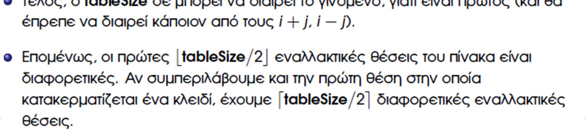 Απόδειξη (2/2) Υλικό από τις Δομές