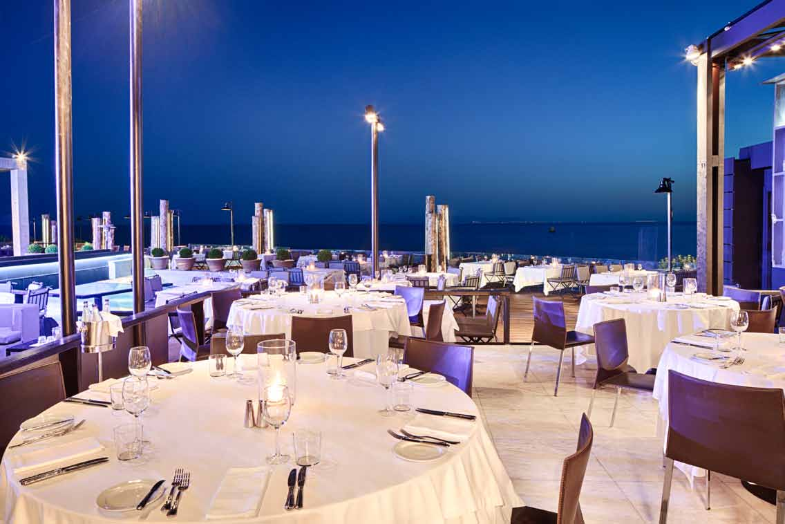 As the sea dominates the venue, Akrotiri stands out for the luxury ambient and the ability to adjust to the desired standards.