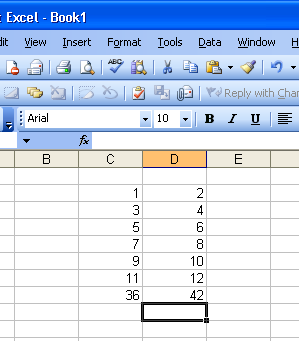 Sum, Average, Count, Max, Min, односно функциите за сумирање, за определување на просечна вредност, за броење на ќелии, за определување на максимум и минимум, а на крајот може да се стигне и до