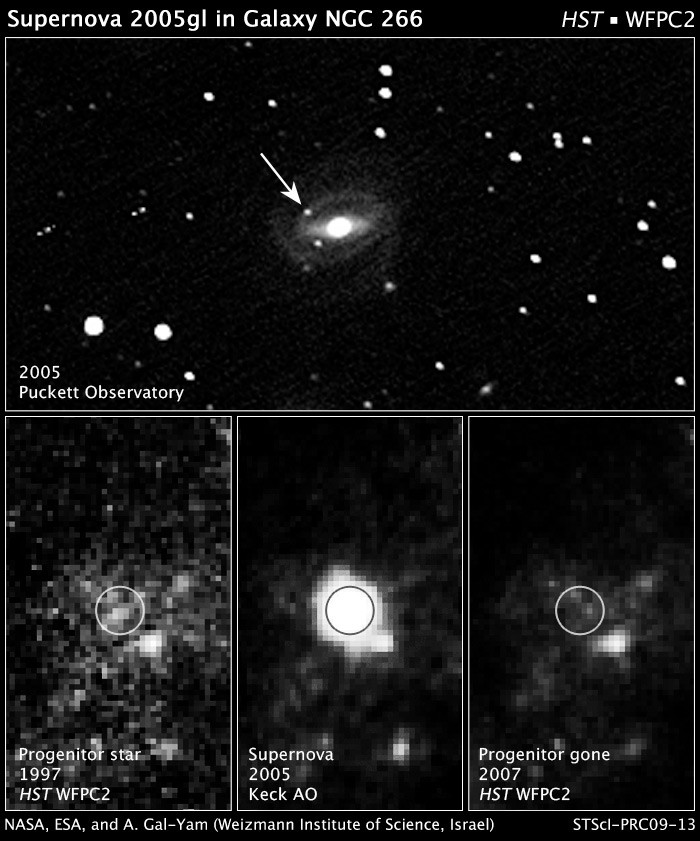 SUPERNOVA Εικόνα 13: Έκρηξη supernova στον γαλαξία NGC 266.