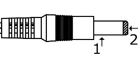 AA222 Οδηγίες χρήσης EL Σελίδα 95 6.3 Παράρτημα 4 - Αντιστοιχίσεις συνδέσεων Υποδοχή Συνδετικό Pin 1 Pin 2 Pin 3 IN 24V DC / 2.5A Γείωση 24V in - Left & Right Bone - Contra Γείωση Signal Pat. Resp. 6.3mm Mono TB Γείωση DC bias Signal 6.