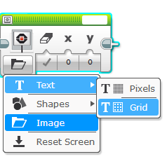 ΠΕΡΙΣΣΟΤΕΡΑ ΓΙΑ ΤΟ DISPLAY BLOCK 2 τρόποι προβολής 1. Pixel mode (για προβολή εικόνων ή κειμένου) Πλάτος οθόνης 178 pixels Ύψος οθόνης 128 pixels 2.