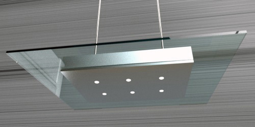Livello Series Διαστάσεις LED Φωτιστικό οροφής Tα φωτιστικά οροφής της σειράς Techlumen LED Livello διακρίνονται για τον