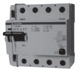 ELEKTRIČNE INSTALACIJE ZAŠTITNE SKLOPKE FID Strujna zaštitna sklopka DFS4 FT, s daljinskim okidanjam za FID sklopke DFS