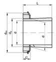 SEDLA ZA PRITEZANJE SA NAVRTKOM I OSIGURA^EM Pre~nik vratila Nazivne mere (mm) Masa Oznake mm inch d d d m C d L kg 85 85 95 5 0 M95X 55,7 H 9 85 95 5 0 M95X 68,56 H 9 85 95 5 0 M95X 90,9 H 9 7 / 6