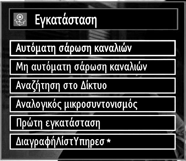 Ορίστε όπως επιθυμείτε τη Συχνότητα έναρξης και τη Συχνότητα λήξης χρησιμοποιώντας τα αριθμητικά πλήκτρα του τηλεχειριστηρίου. Κατόπιν μπορείτε να ορίσετε το Βήμα αναζήτησης ως 8000 KHz ή 1000 KHz.