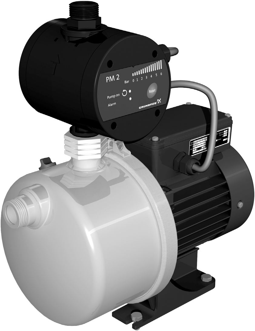 Ο ΗΓΙΕΣ GRUNDFOS JP Booster PM 2 Οδηγίες