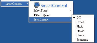 Context Sensitive menu (Μενού περιεχομένου) Το Μνεού περιεχομένου είναι ενεργοποιημένο από προεπιλογή.