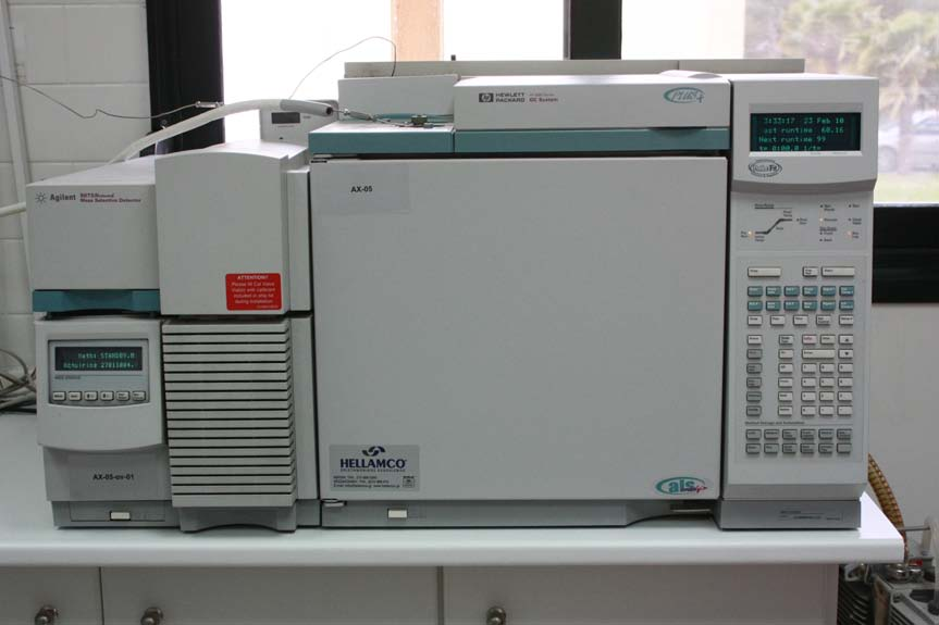 Το µοντέλο αέριου χρωµατογράφου Agilent 6890.