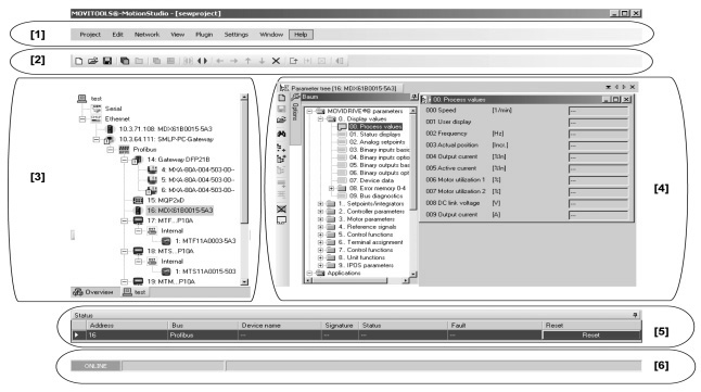 MOVITOOLS MotionStudio μέσω Ethernet Επισκόπηση 11 11 MOVITOOLS MotionStudio μέσω Ethernet Το λογισμικό MOVITOOLS MotionStudio (έκδοση 5.