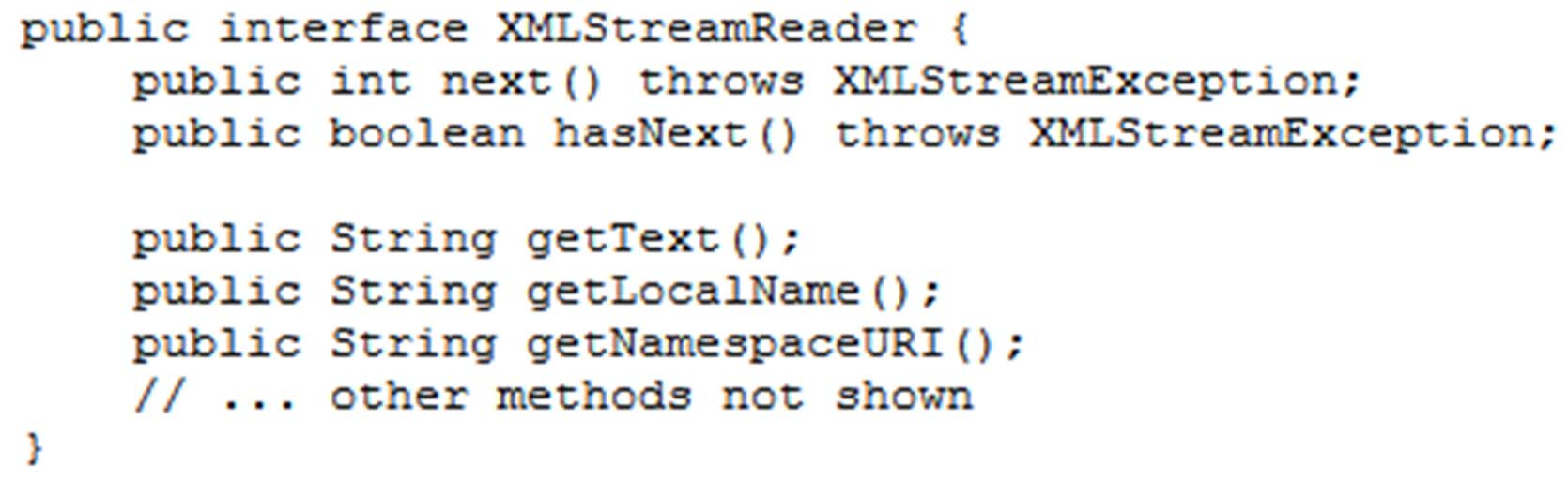 XMLStreamReader και XMLStreamWriter