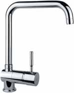 art. 44 CR 5371 Miscelatore bidet, scarico aut. 1 1/4, tubi flex cm. 46 One hole bidet mixer, 1 1/4 automatic pop up waste, ﬂex cm. 46 Mitigeur bidet, vidage automatique 1 1/4, flexibles cm.