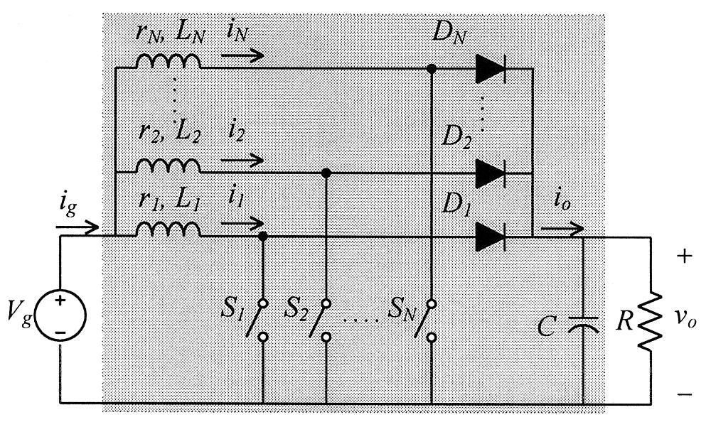 Σχήμα 2.10: Κύκλωμα μετατροπέα Interleaved Boost 2.3.