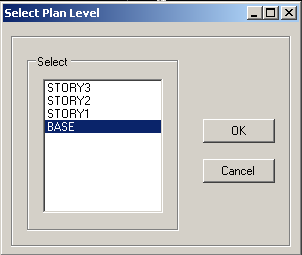 Set Plan View Για να εµφανίσετε το προσοµοίωµα σε κάτοψη, επιλέξτε την εντολή View> Set Plan View ή κάντε κλικ στο εικονίδιο.