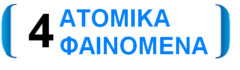 4.1 Ενέργεια του ηλεκτρονίου στο άτομο του υδρογόνου 4.