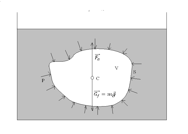 df 1 ds 1 = df 2 ds 2 = p Cu ajutorul legii lui Pascal se explică funcţionarea preselor hidraulice. 5 Legea lui Arhimede.