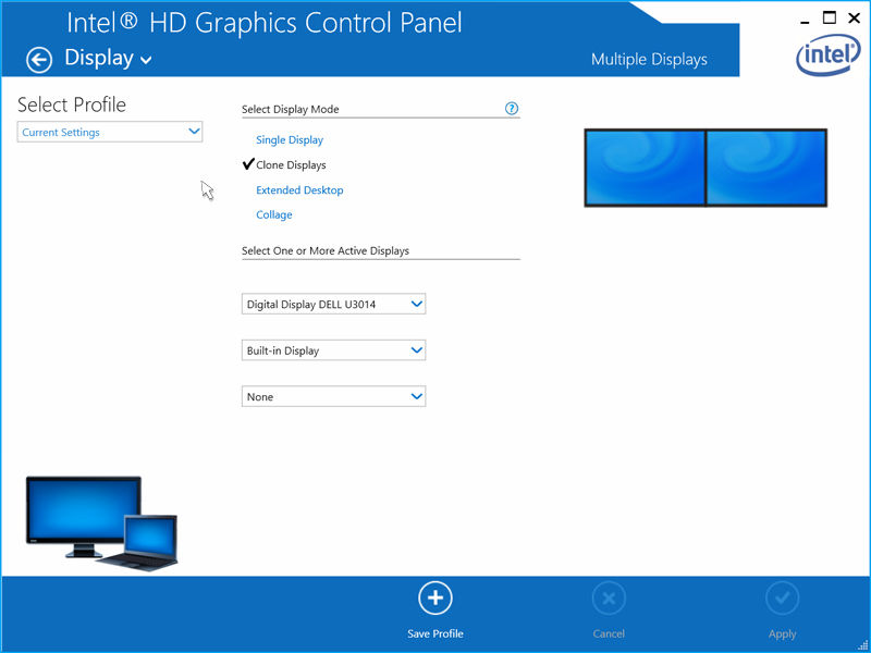 6. Επιλέξτε την προτιμώμενη Display Mode (Λειτουργία