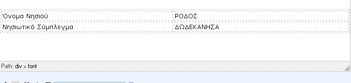 Ας δούμε κάτι ακόμα για τους πίνακες.