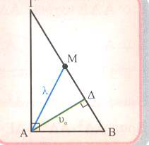 υ =Α - Κ =16 => υ=. Επίσης πό το πυθγόρειο θεώρηµ στο τρίγωνο Β πίρνουµε Β = +Β =>Β =ΑΓ= 9+ 16 = 65. ΠΑΡΑ ΕΙΓΜΑ 7 Αν σε έν τρίγωνο ΑΒΓ ισχύει η σχέση γ = +β Ο -β (1), ν δείξετε ότι Γ= 60 κι ντίστροφ.