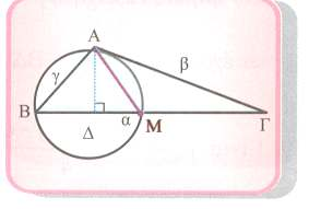 Ισχύει (πό τέµνουσες κύκλου) ότι ΓΕ.ΓΖ=ΓΑ -ΑΒ =() -() =1, συνεπώς ΓΕ.ΓΖ= (1). Επίσης Γ =ΓΒ.ΓΑ (διότι Γ εφπτοµένη του κύκλου (Ο,)) άρ Γ =.=8 => 3Γ = (). Από τις σχέσεις (1) κι () προκύπτει ότι 3Γ =3ΓΕ.