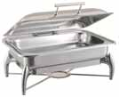 006 chafing dish,, GN 1/1 με παράθυρο και εσωτερικό φρένο στο καπάκι,