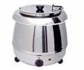 W 003 chafing dish,, GN 1/1 roll top, με καμινέτα και υποδοχή για