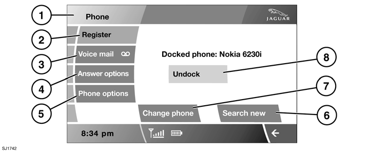 Τηλέφωνο ΡΥΘΜΙΣΕΙΣ 1. Settings (Ρυθμίσεις): βλ. 124, ΕΠΙΣΚΟΠΗΣΗ ΣΥΣΤΗΜΑΤΟΣ ΤΗΛΕΦΩΝΟΥ. 2.