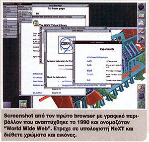 Η ΓΕΝΝΗΣΗ ΤΟΥ WORLD WIDE WEB Η ιδέα του Wοrld Wide Web πρωτοεμφανίστηκε το 1989 από τον Tim Berners-Lee και άλλους επιστήμονες του οργανισμού CΕRΝ στη Γενεύη.