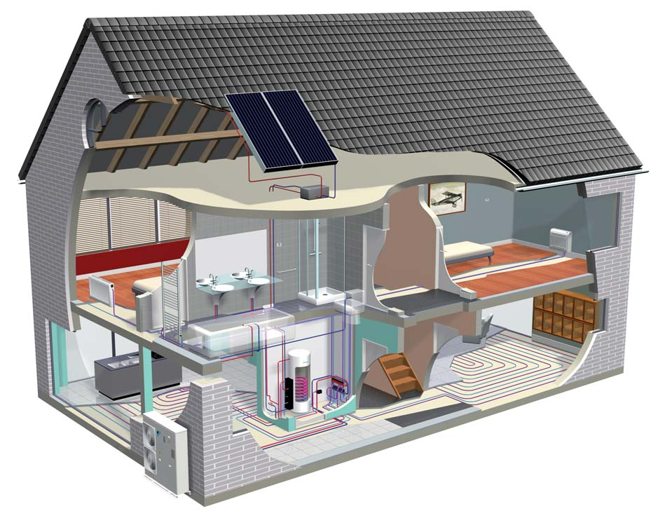 > Daikin Altherma nízkoteplotný Monoblok systém Monoblok systém Systém tepelného čerpadla v jednom opláštení Okrem delených split systémov Daikin Altherma,