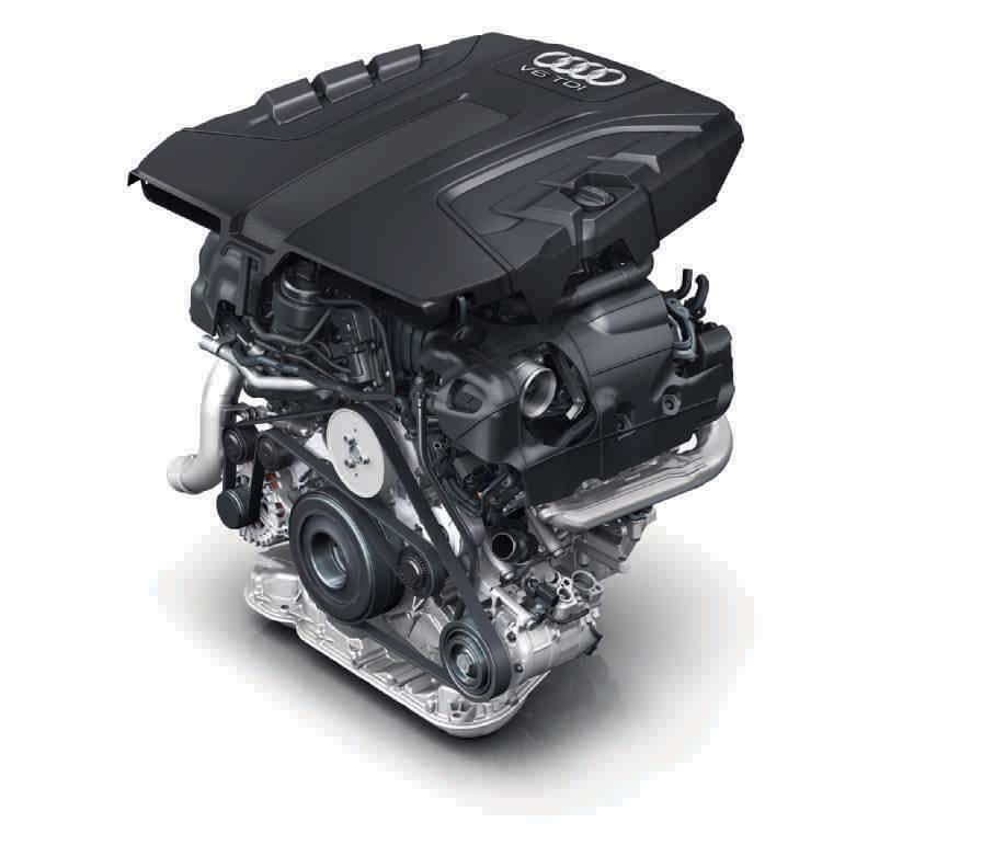 Κινητήρες 3.0 TFSI quattro 3.0 TDI quattro TFSI TDI Οι κινητήρες TFSI της Audi: εντυπωσιακή οικονομία με αυξημένη απόδοση και σταθερή δυναμική. Για παράδειγμα, ο 3.